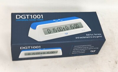 DGT 1001 Universal Game Timer White/Blue 