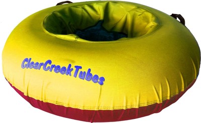 44/" INFLATED HEAVY DUTY SNOW TUBE /& COVER COMBOS HUGE WITH MATCHING SEAT CUSHION