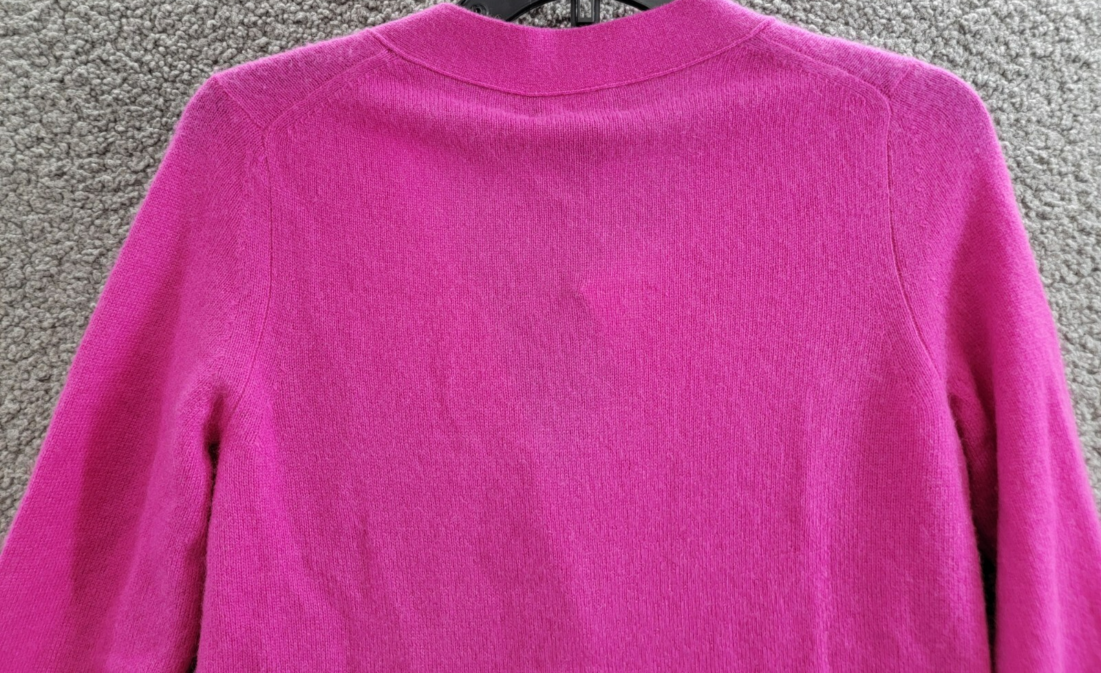 C by Bloomingdale's Cashmere Grandfather Cardigan Women's S Cherry Blossom L/S - Picture 12 of 16