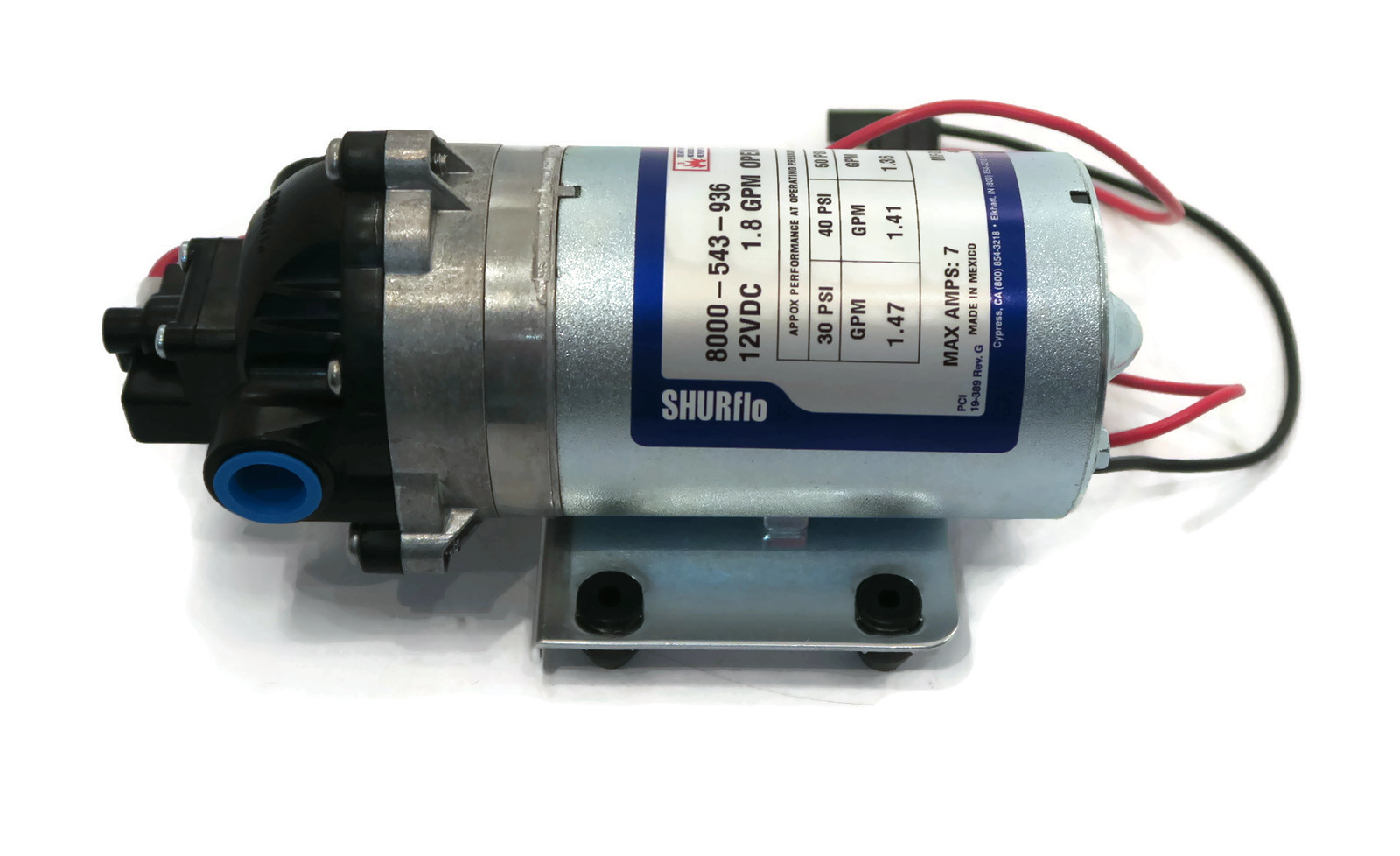 SHURflo 12v VOLT Demand WATER PUMP w/ WIRING HARNESS Lawn ... psi wiring harness 