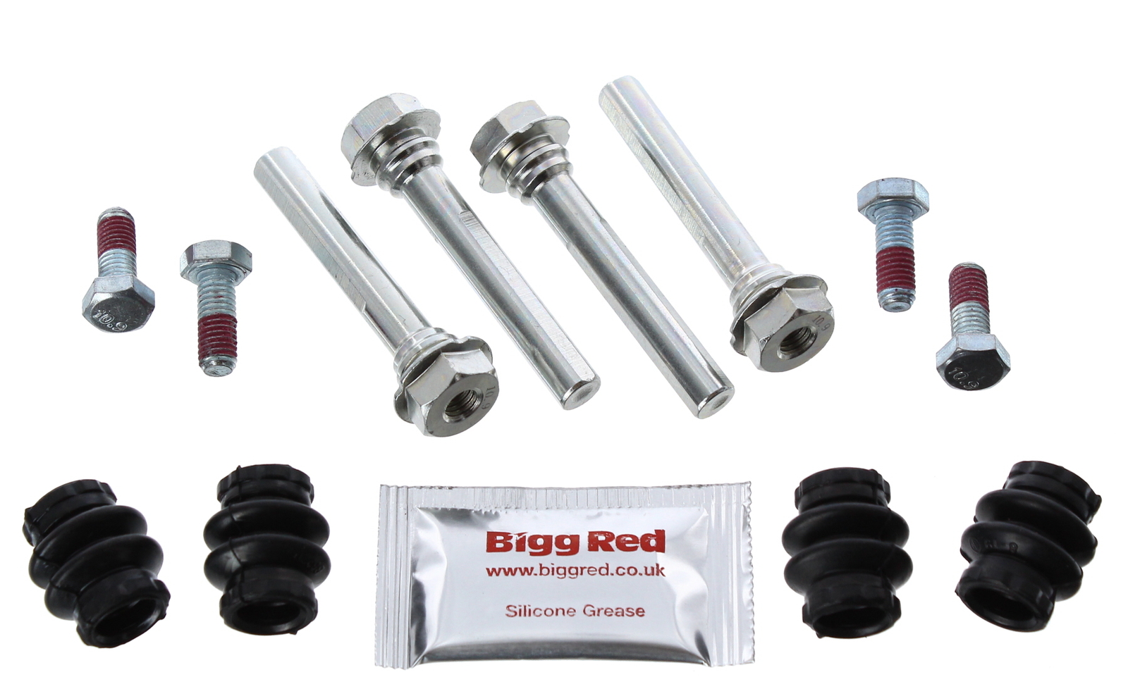 Front Brake Caliper Slider Pin Kit For Ford Escort, Fiesta, Focus, Sierra – Bigg Red BRH1306AX, Left & Right, 1-Year Warranty