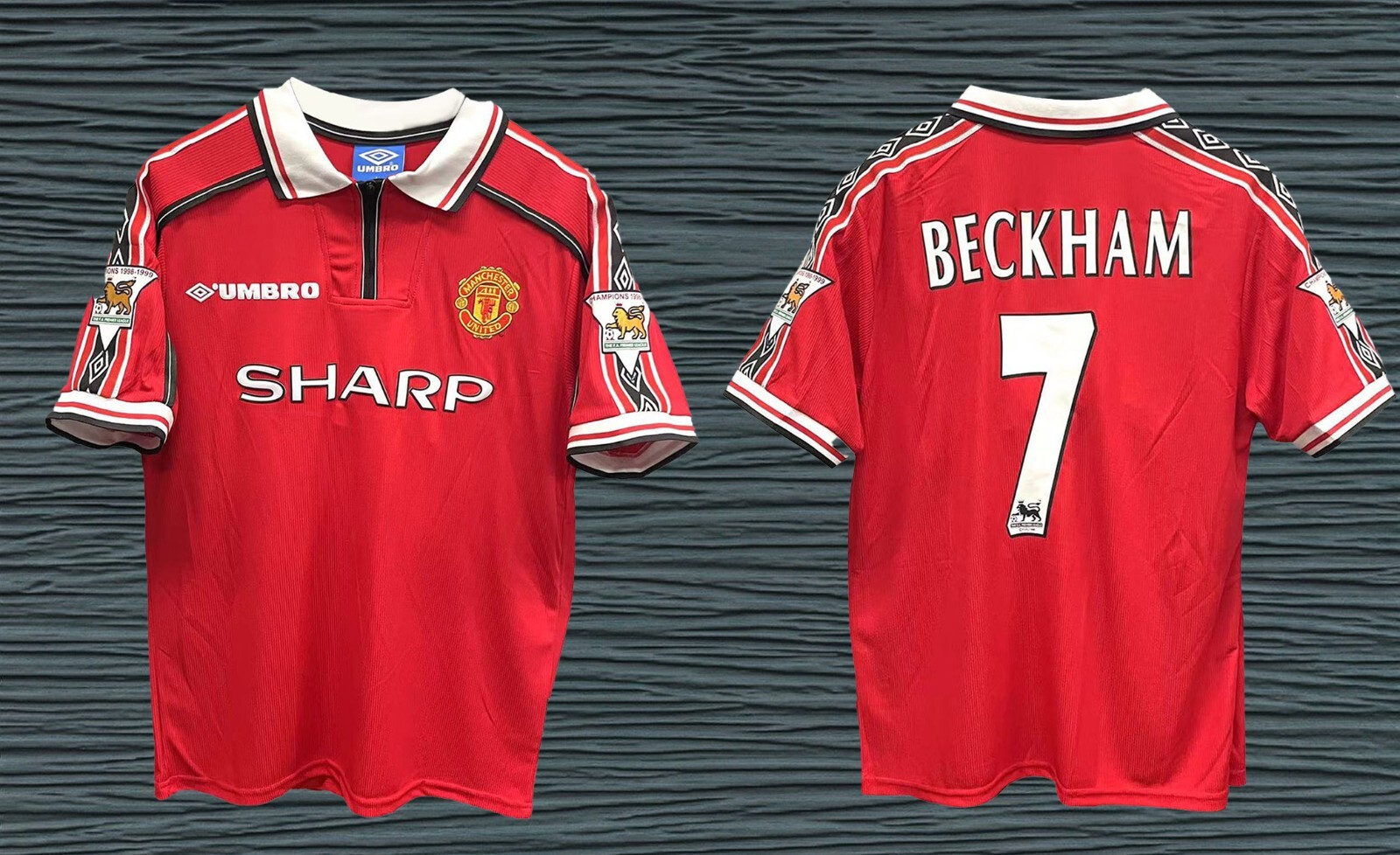 UMBRO マンチェスター・ユナイテッド BECKHAM 7 シャツ 半袖! マンチェスター・ユナイテッドFC UMBRO BECKHAM 7 サッカー
