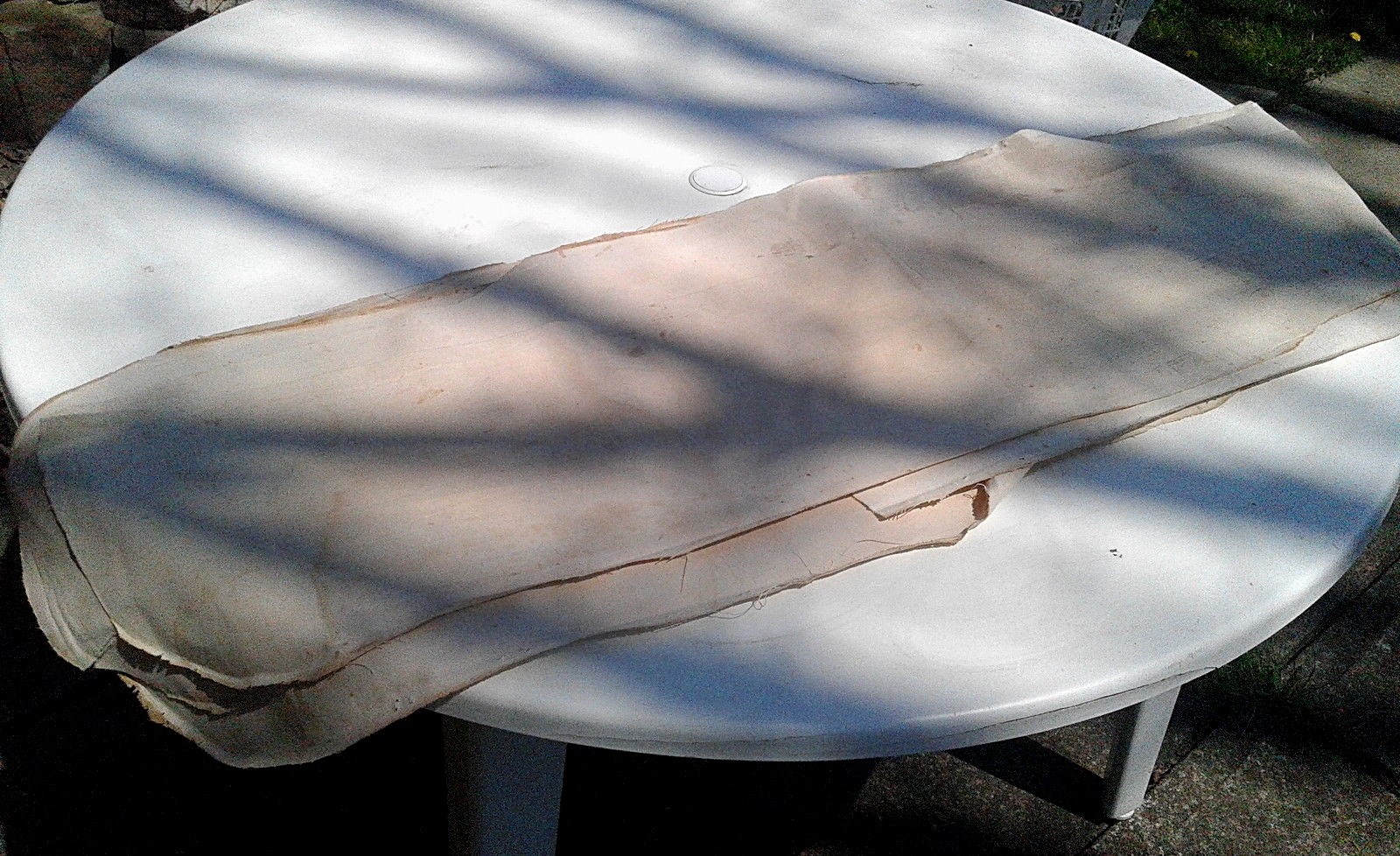 Vintage Ironing Board Padding Material Home Made Folk Art