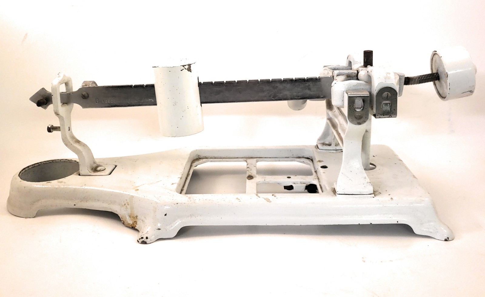 Antique Continental Scale Works Balance Beam Slide Scale Vet Pediatrician White