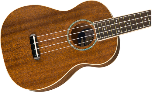 Fender Zuma Concert Size All Mahogany Ukulele Model #0965063021 - NEW