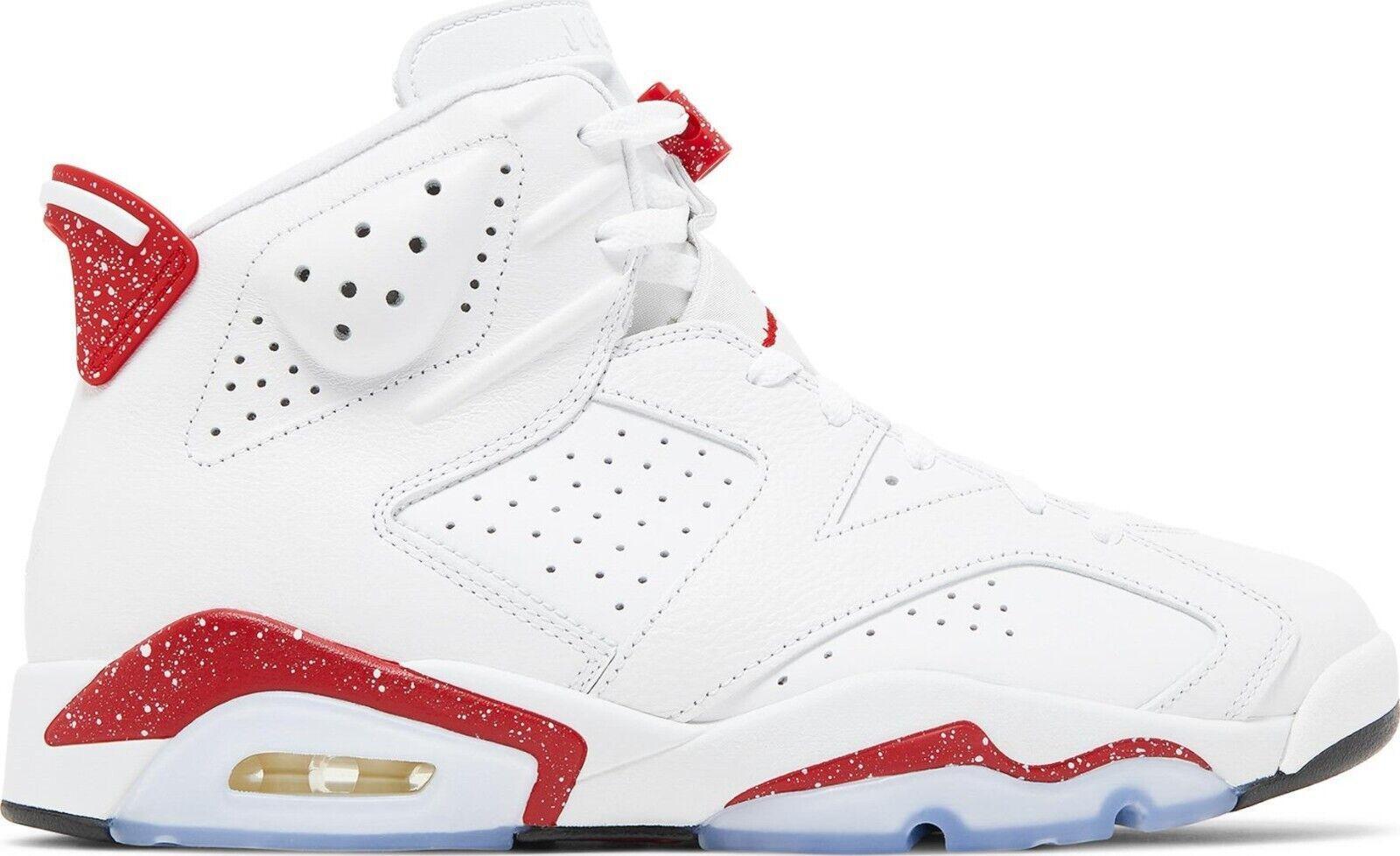 エアジョーダン 6 ホワイト/レッド US 9.5 Size 9.5 - Jordan 6 White and University Red 2022