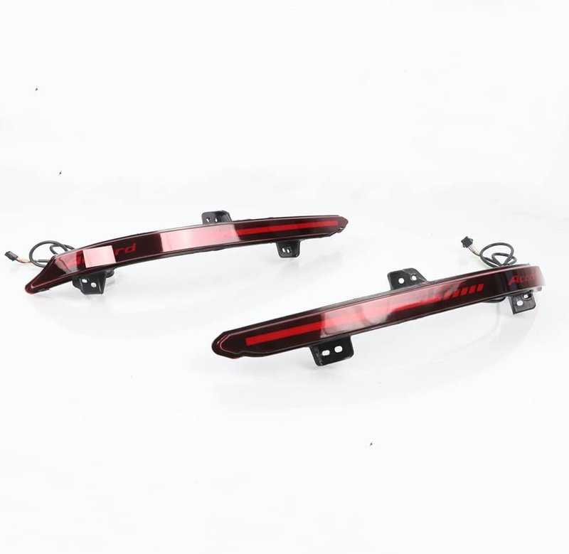 LED Rear Bumper Reflectors Taillights Left & Right for 2018-2022 Honda Accord