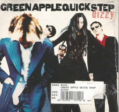 GREEN APPLE QUICK STEP Dizzy w/ Some new LIVE CARD SLEEVE USA CD single SEALED