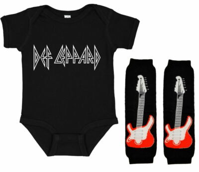 Def Leppard Infant Bodysuit Shirt Set Outfit 