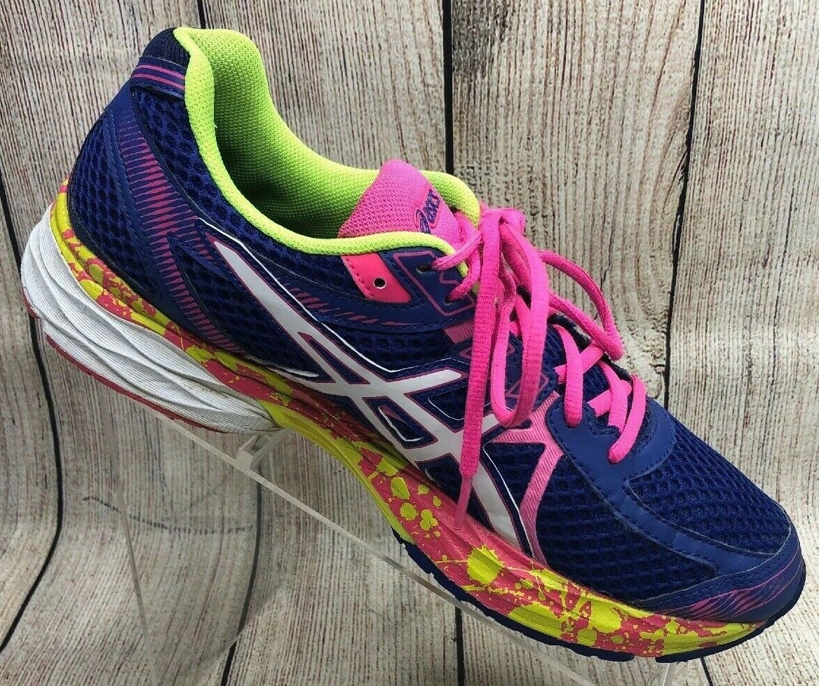 Asics Gel-Flux 3 T664Q Blue Pink Mesh Women’s Sneakers Running Shoes Size US 11