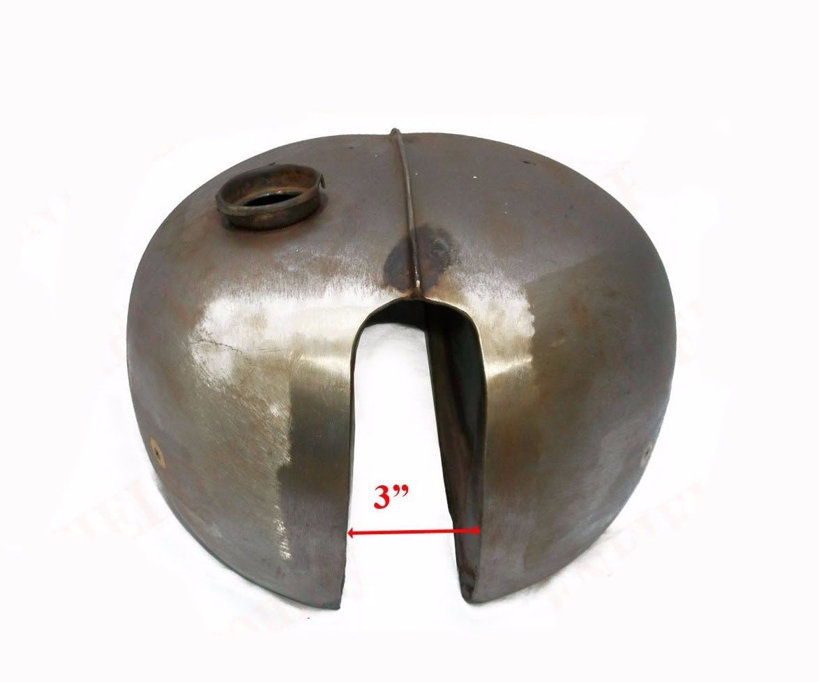 Fits Triumph 6T Thunderbird Petrol Fuel Tank With Grill Aluminium British  