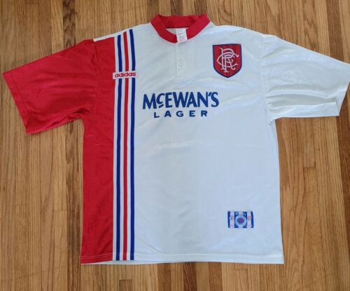GLASGOW RANGERS FC 1996/1997 ADIDAS AWAY SHIRT XL JERSEY GLASGOW RANGERS FC 1996/1997 ADIDAS AWAY SHIRT XL JERSEY