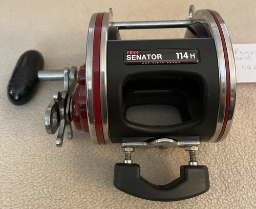 リール PENN SENATOR 6/0 114 Penn 114H Special 6/0 Senator Solid Frame Aluminum Spool