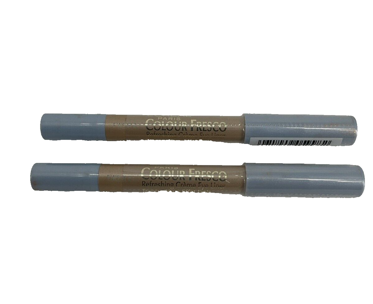 2 PACK L'Oreal Colour Fresco Refreshing Creme Eye Liner Eyeliner SKY BREEZE