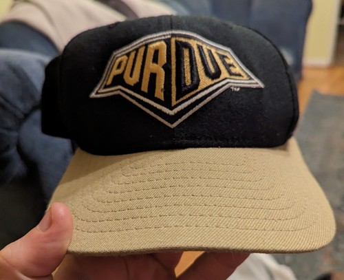 Purdue Boilermakers コーデュロイキャップ 80s 90s Vintage 80s 90s Purdue Boilermakers Hat Cap Adult 7 1/2