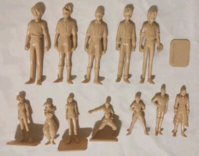 Bandai Gunpla Gundam MG 1/100 Wing Gundam Pilot Figure Lot Of 12 2'' & 3''