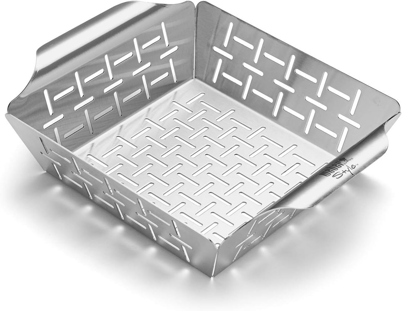 Barbeque Stainless Steel Grill Basket, Small