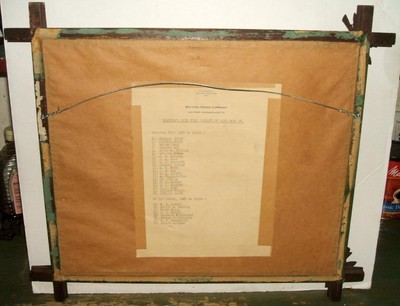 Framed 1870's Cabinet Card Photograph of Holyoke (Mass) 