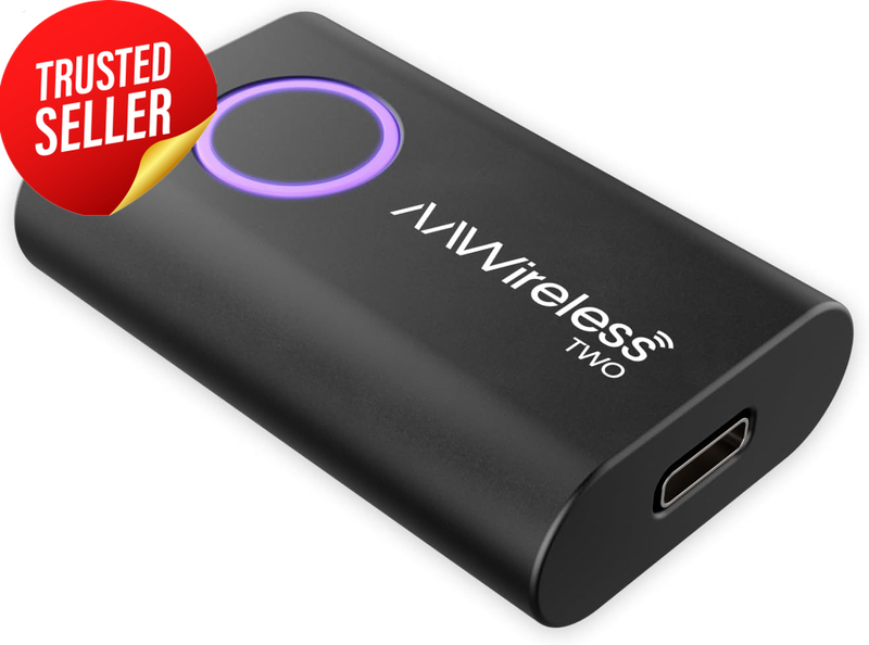 Android Auto Wireless Adapter Convert Wired Multifunctional Button Plug Play