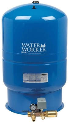 Pressurized Well Tank 62 Gal. Capacity Thick Diaphragm Polypropylene-Lined Steel