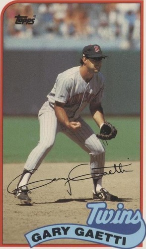 1989 Topps/LJN Baseball Talk - Gary Gaetti #91