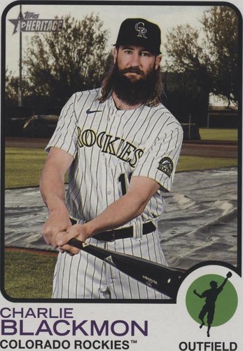 2022 Topps Heritage High Number - Charlie Blackmon #OB-CB