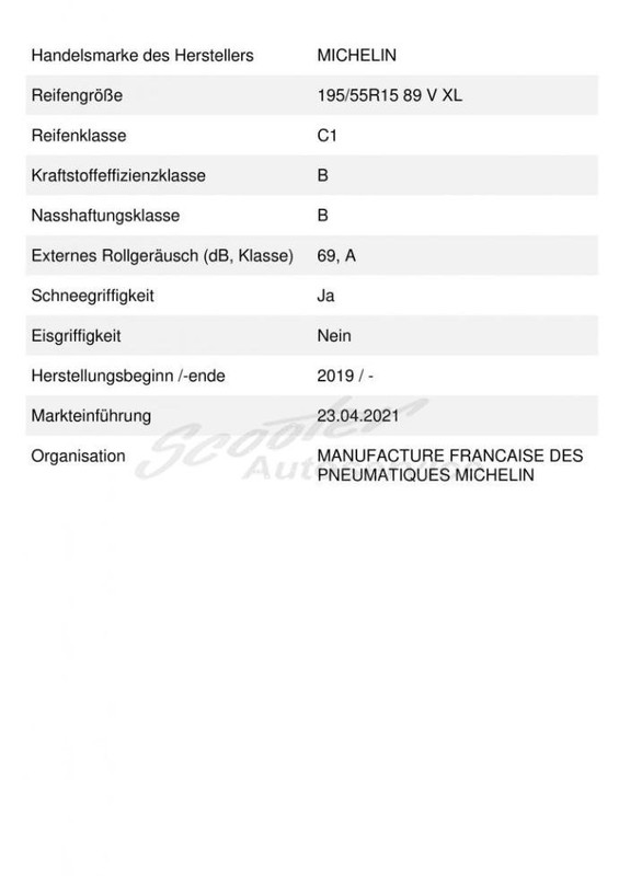 Produktdatenblatt