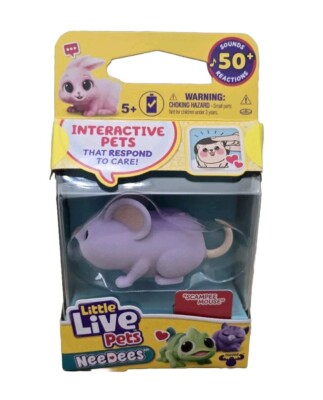 2024 Little Live Pets NeeDees SCAMPEE MOUSE Interactive Pets Collectible Toy