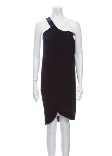VALENTINO::ワンピース:40[RESALE] NWT auth VALENTINO (RED) size 42 one shoulder night out
