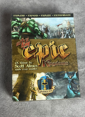 Ultra Tiny EPIC KINGDOMS 4x Fantasy CARD Game by Gamelyn Games & Scott Almes