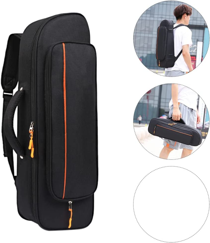 Trumpet Gig Bag with 18Mm Soft Padded, Dual Shoulder Strap Trumpet Backpack 22.5