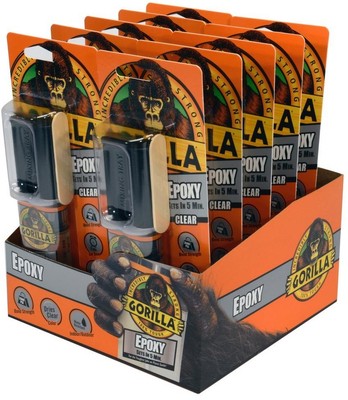 Gorilla 10-Pack Dries Clear Plastic Epoxy Gap-Filling Water/Solvent-Resistance