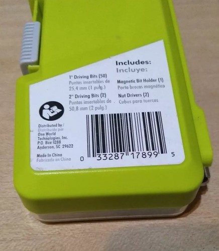 !!! NEW SEALED !!! Ryobi Drill Bit/Screw Magnetic Set w/ 55 pieces ( A965503QP )