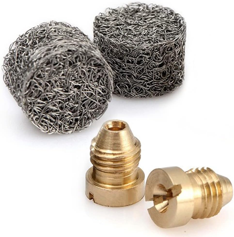 Brass Foam Cannon Orifice Nozzle 1.1Mm for Snow Foam Lance Universal Thread Tips