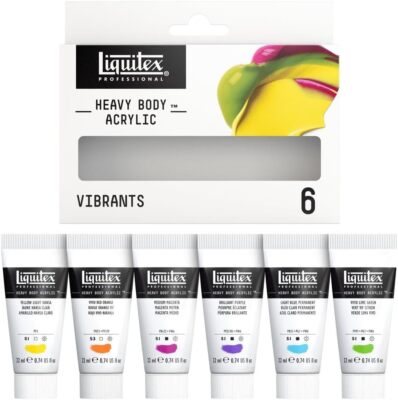 Liquitex Professional Heavy Body Acrylic 6-Pack - Vibrant Set (3699295)