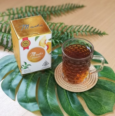 MADI Peach Green Tea Quality Natural Herbs Fermented Mulberry Organic Balance 