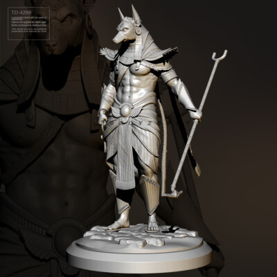 Anubis 1/35 1/24 3D Print Model Kit Unpainted Unassembled TD-4289