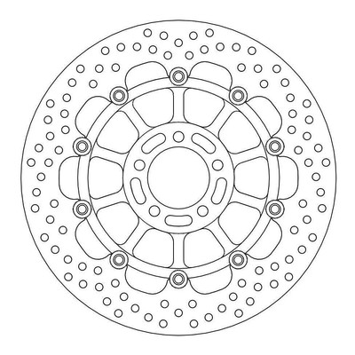 Moto-Master Halo-Serie Schwimmend Bremsscheibe DISC HALO FLOAT FT