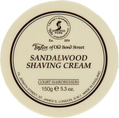 Taylor of Old Bond Street Sandalwood Shaving Cream Bowl, 150g