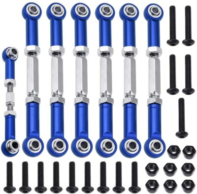 7Pcs Aluminum Camber Link with Rod End for 1/10Traxxas 2WD Slash RC Car Upgrades