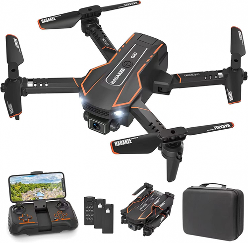 AVIALOGIC Mini Drone with Camera for Kids, Remote Control Helicopter Orange