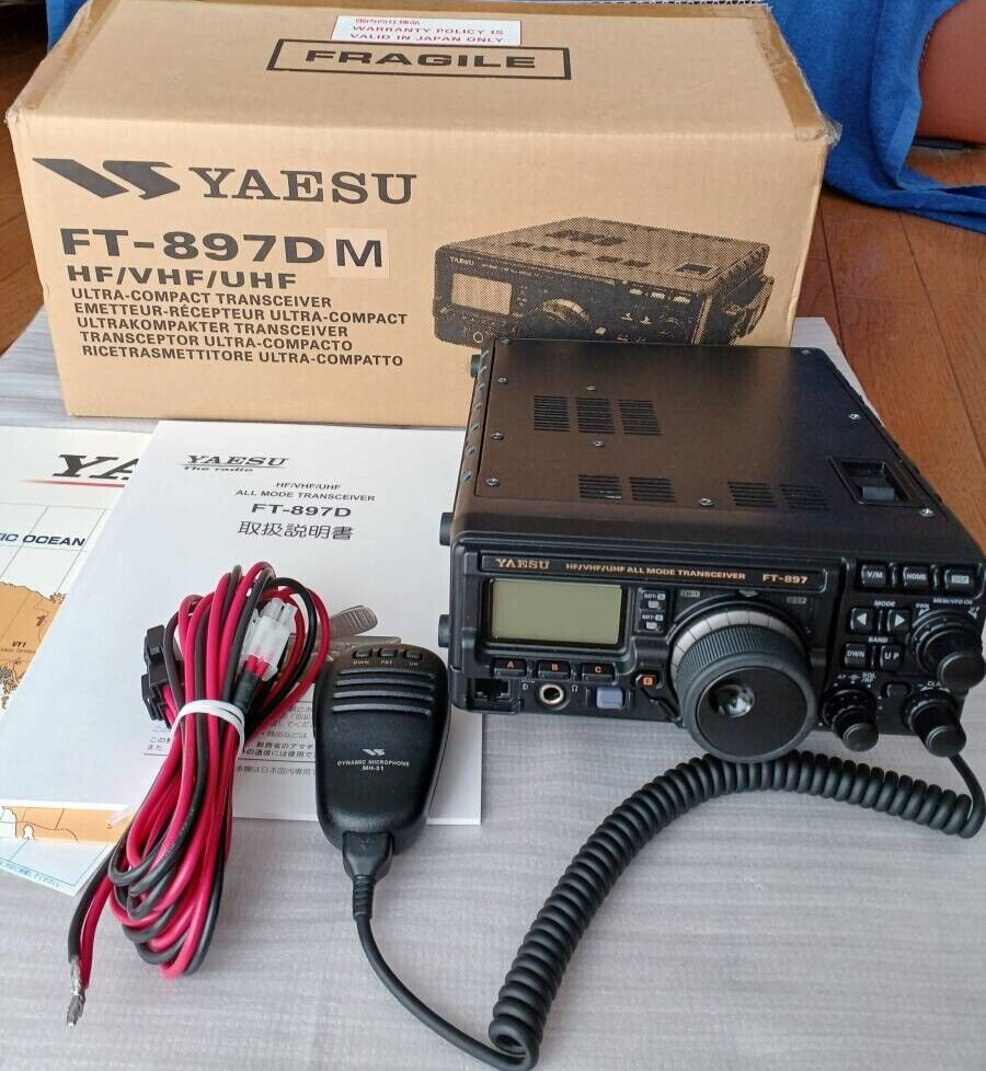 く日はお得♪ Yaesu FT-897DM Radio Ham Mode All 20W 430MHz HF50W トランシーバー