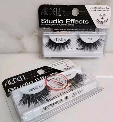  2- Ardell Studio Effects Pro-Designed Layered Lashes 231 Black