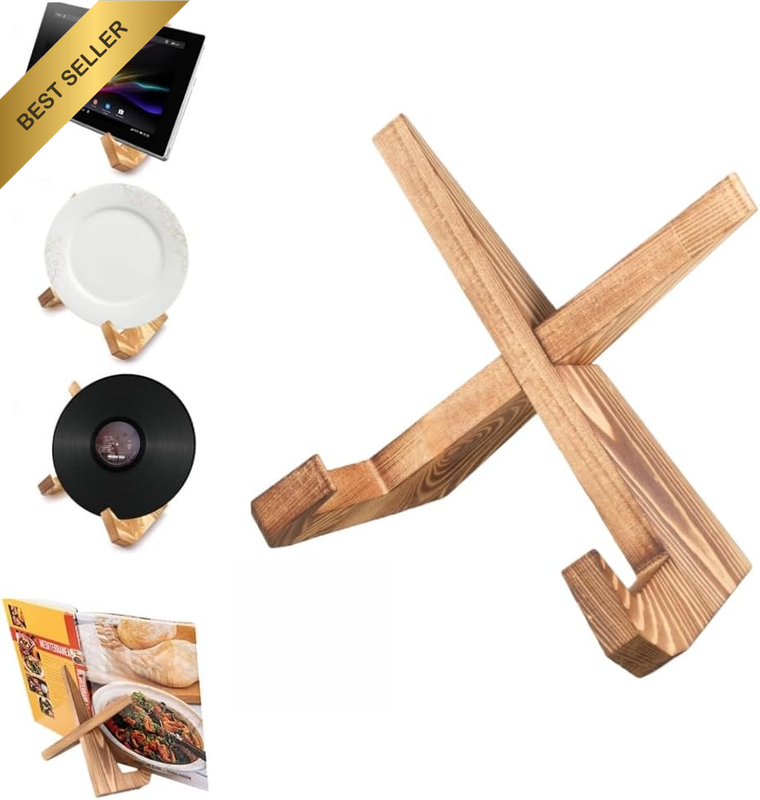 Cookbook Stand, Recipe Book Holder - Multi-Functional Display Stand Holder for M