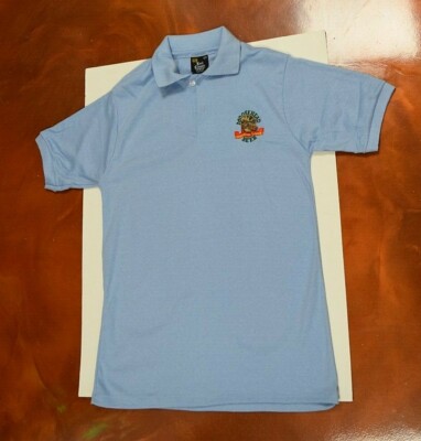 Moosehead Canadian Lager Embroidered Polo - Lt Blue - Mens Size L (42-44) Mint