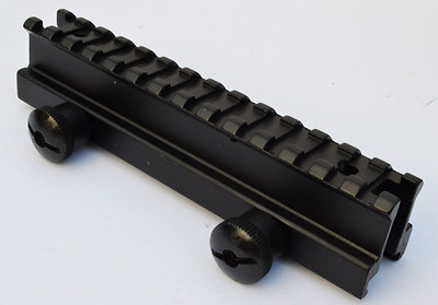 1'' Inch Riser Scope Mount Rifle Picatinny Riser high-profile see through