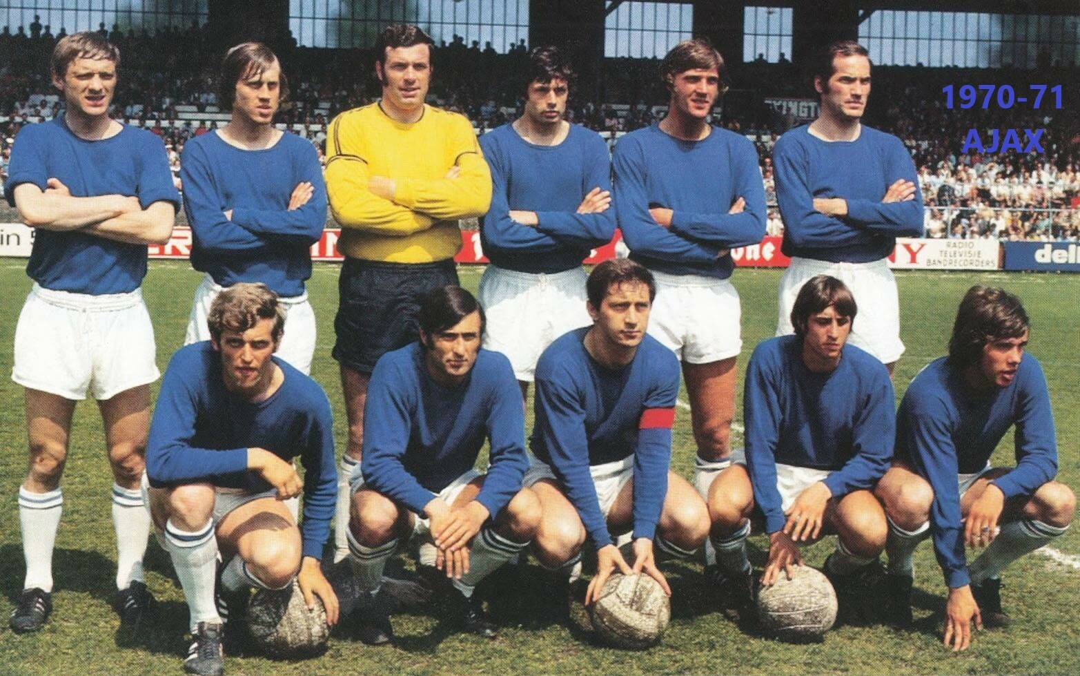 1970-71 AJAX 8X10 TEAM PHOTO SOCCER PICTURE WIDE BORDER | eBay