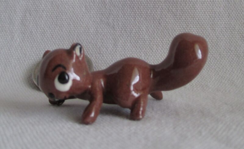 Vintage Hagen Renaker Squirrel Mama Brown # A 140 Large eyes Monrovia