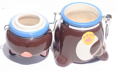 Ceramic Cat Jar - Boston Warehouse Trading Co