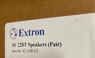 Extron 42-168-03 SF 228T Ceiling Speakers Pair - New